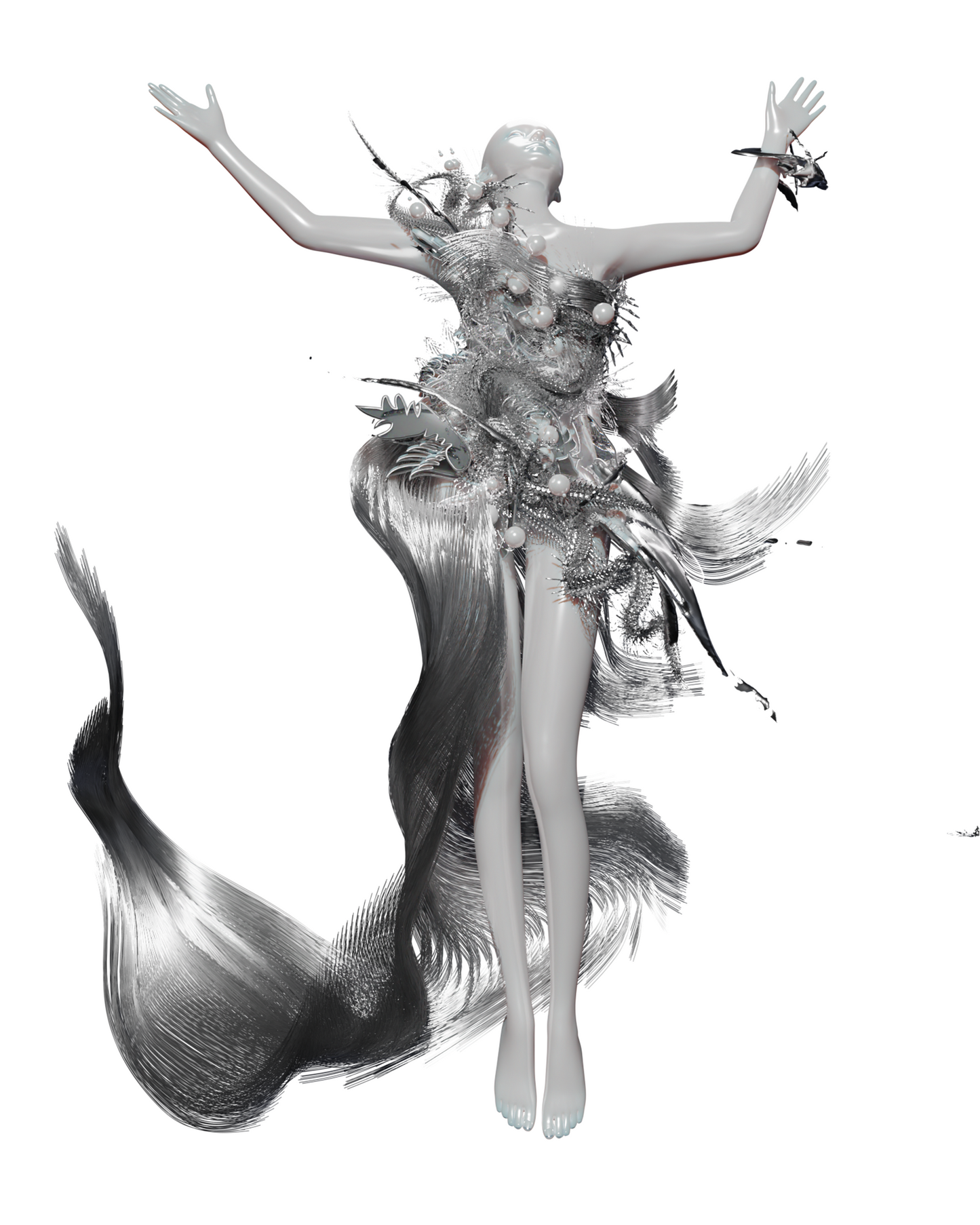 Flowing Silver, Shining Pearl- 1