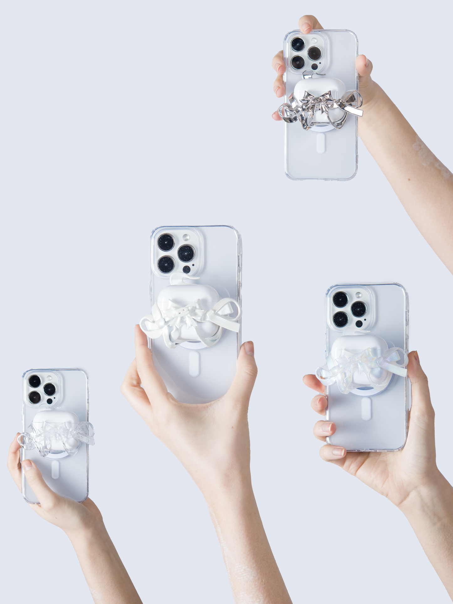 AirPods Phone Magnetic Case - Bow