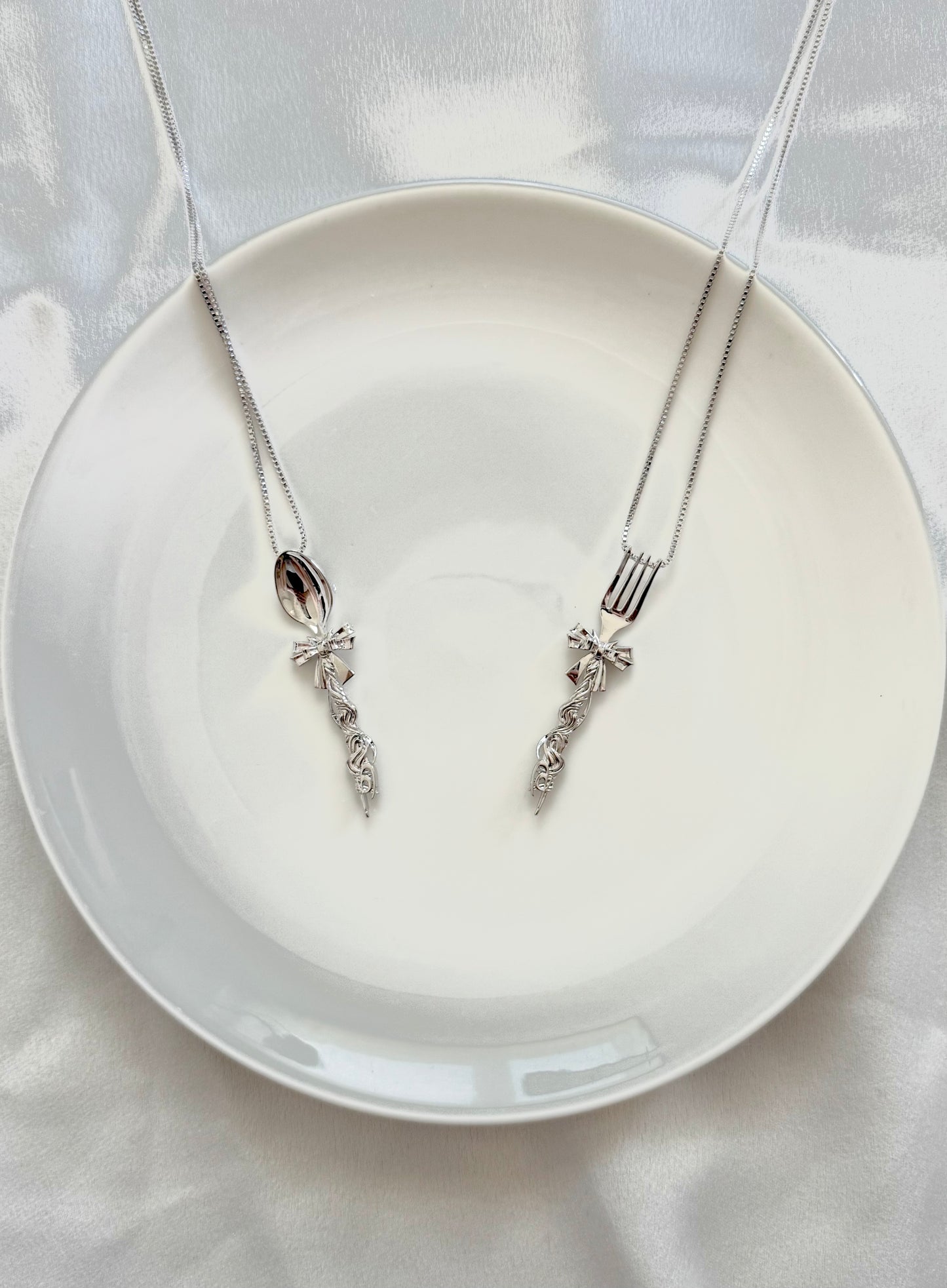Fork Necklace - Bow