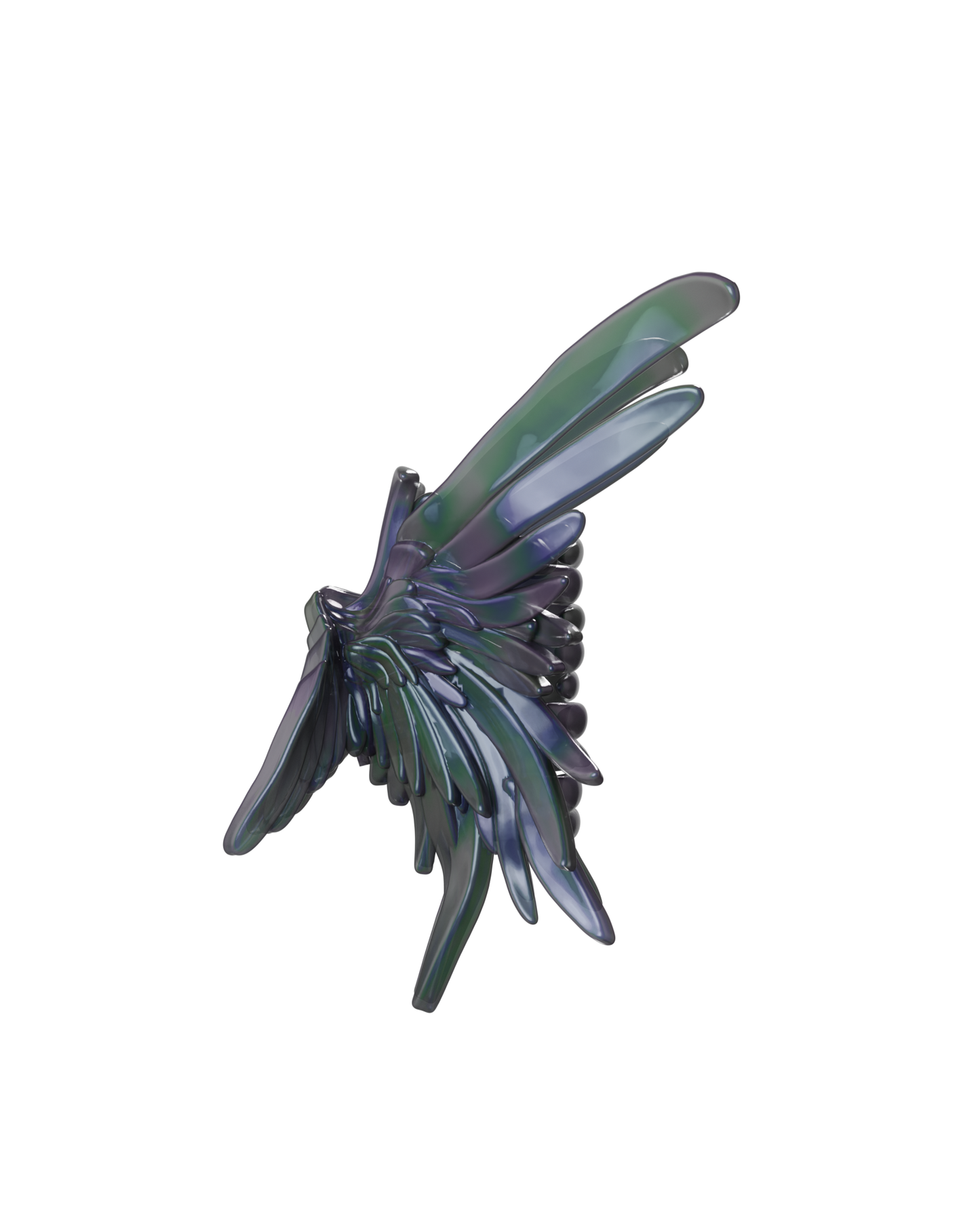 Feather Hair Clip - Wings