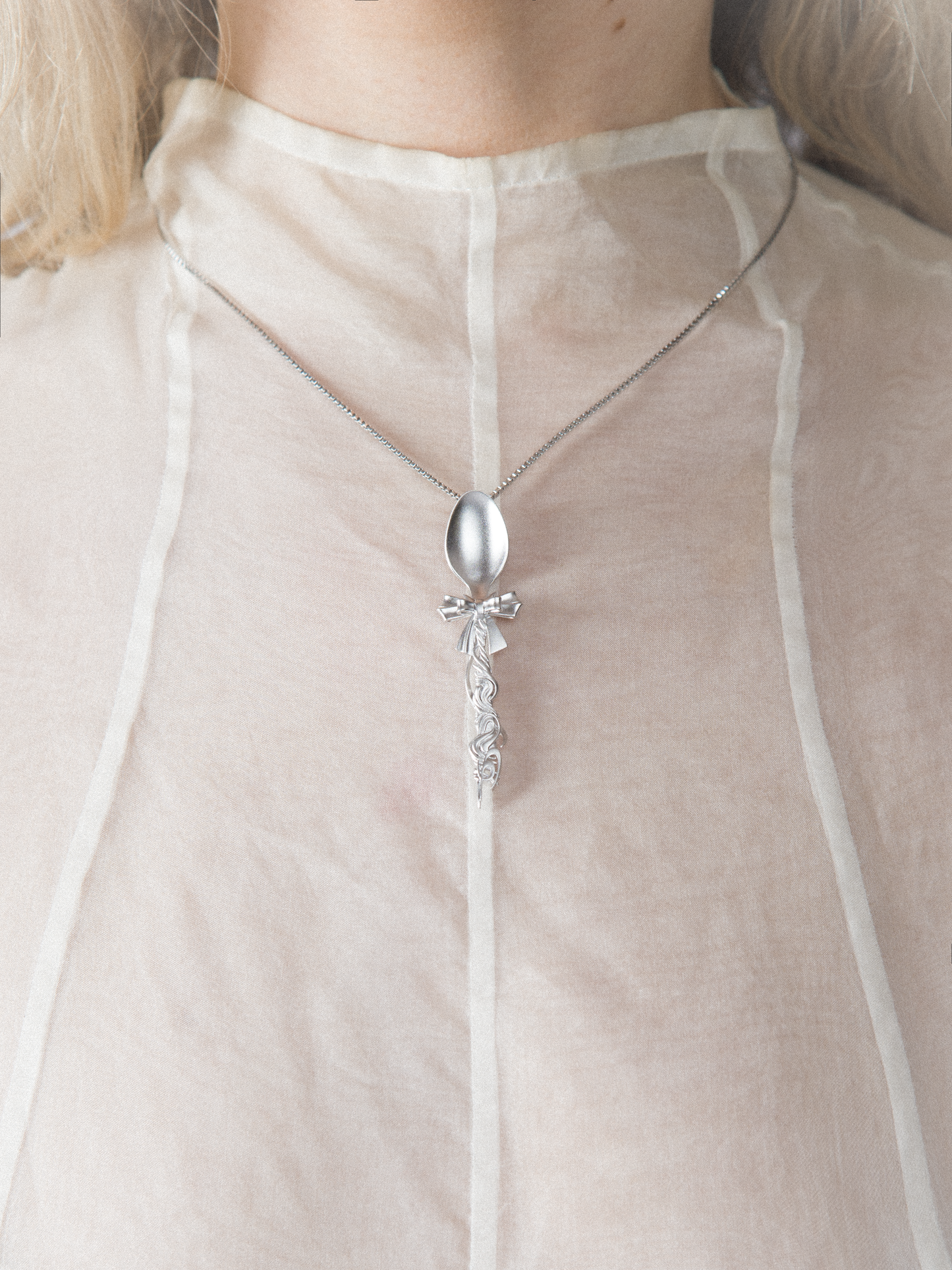 Spoon Necklace - Bow
