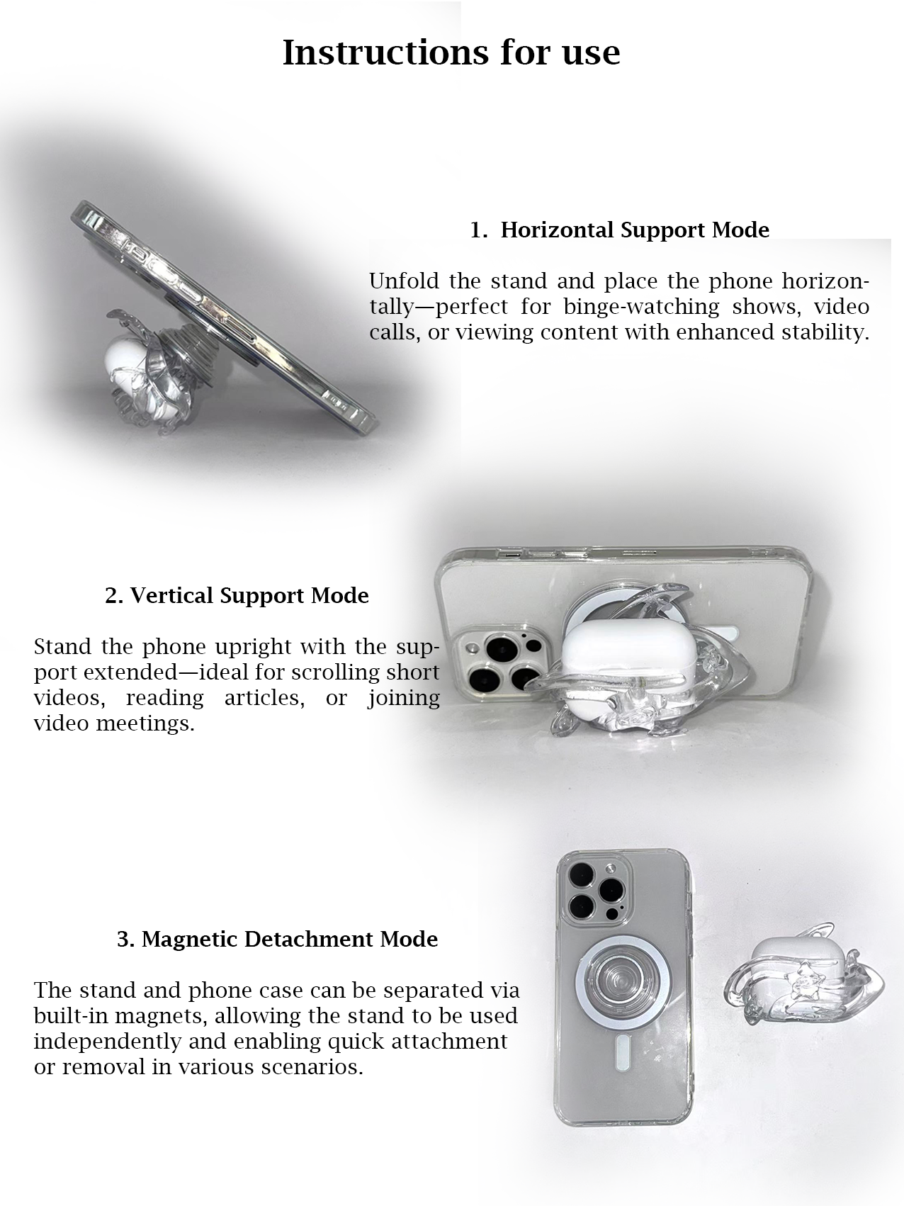 AirPods Phone Magnetic Case - Star