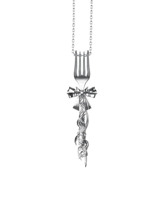 Fork Necklace - Bow